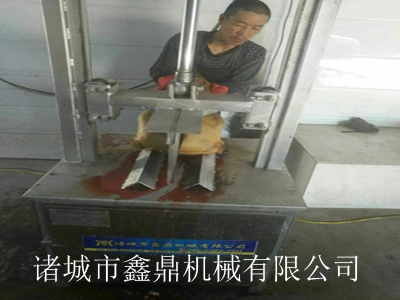 猪头 猪蹄劈半机